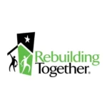 Rebuilding Together logo representing a project voiced by Shannon Scott.