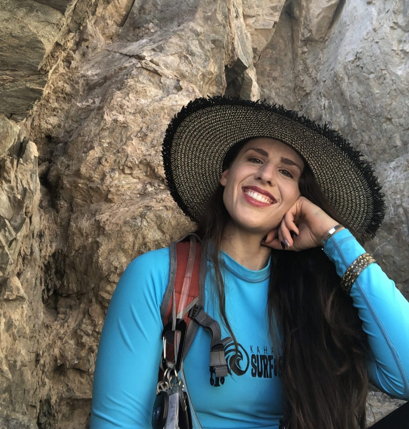 About 1 "About Shannon Scott – professional voice actor, underwater model, and on-camera performer smiling confidently"