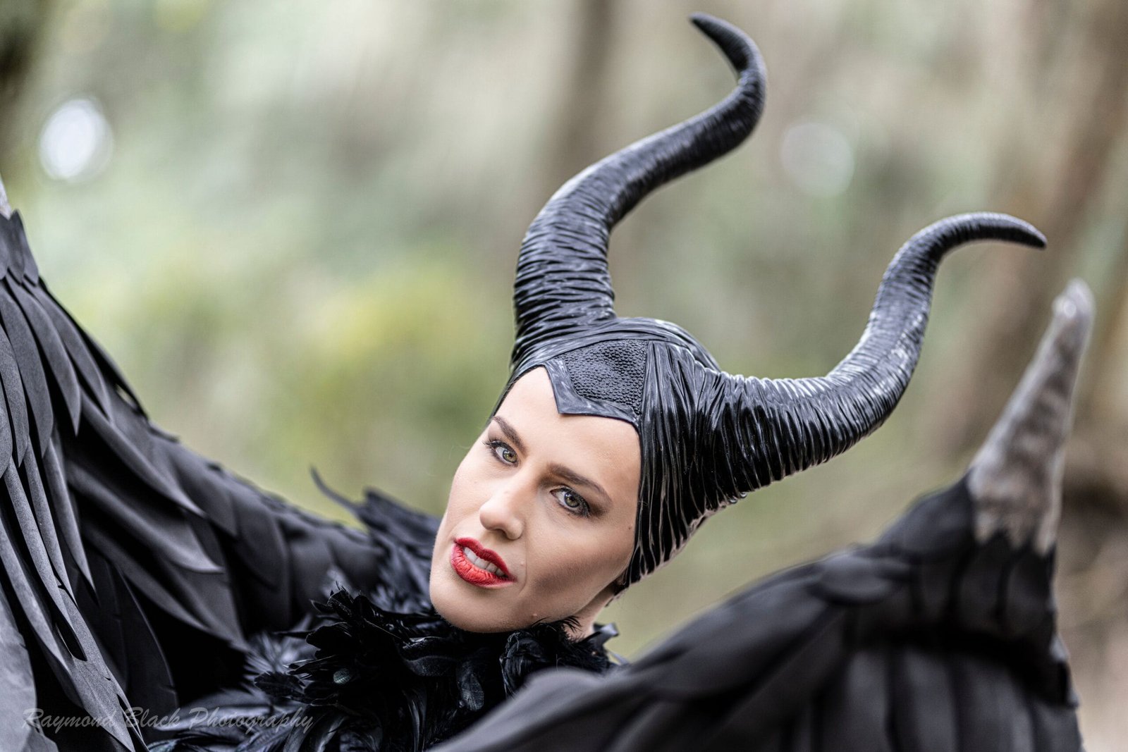 The Magic of Becoming: What Halloween Teaches Performers About Transformation 3 Shannon Scott dressed as Maleficent, embodying creative storytelling through powerful character transformation and performance.
