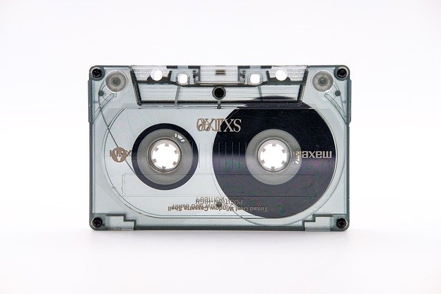 "Vintage cassette tape symbolizing the roots of a professional voiceover artist and audio recording."
