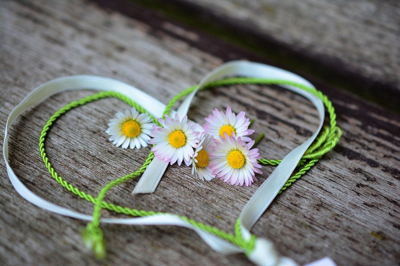 How to Overcome Imposter Syndrome as a Creative: 5 Powerful Exercises for Actors & Artists 5 Heart-shaped floral arrangement symbolizing a positive mindset for creatives and artistic growth.