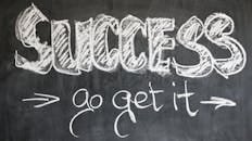 The Power of Being Seen: How Presence Transforms Everything 3 Motivational chalkboard with 'Success - go get it' written in chalk to show what it takes to build confidence.