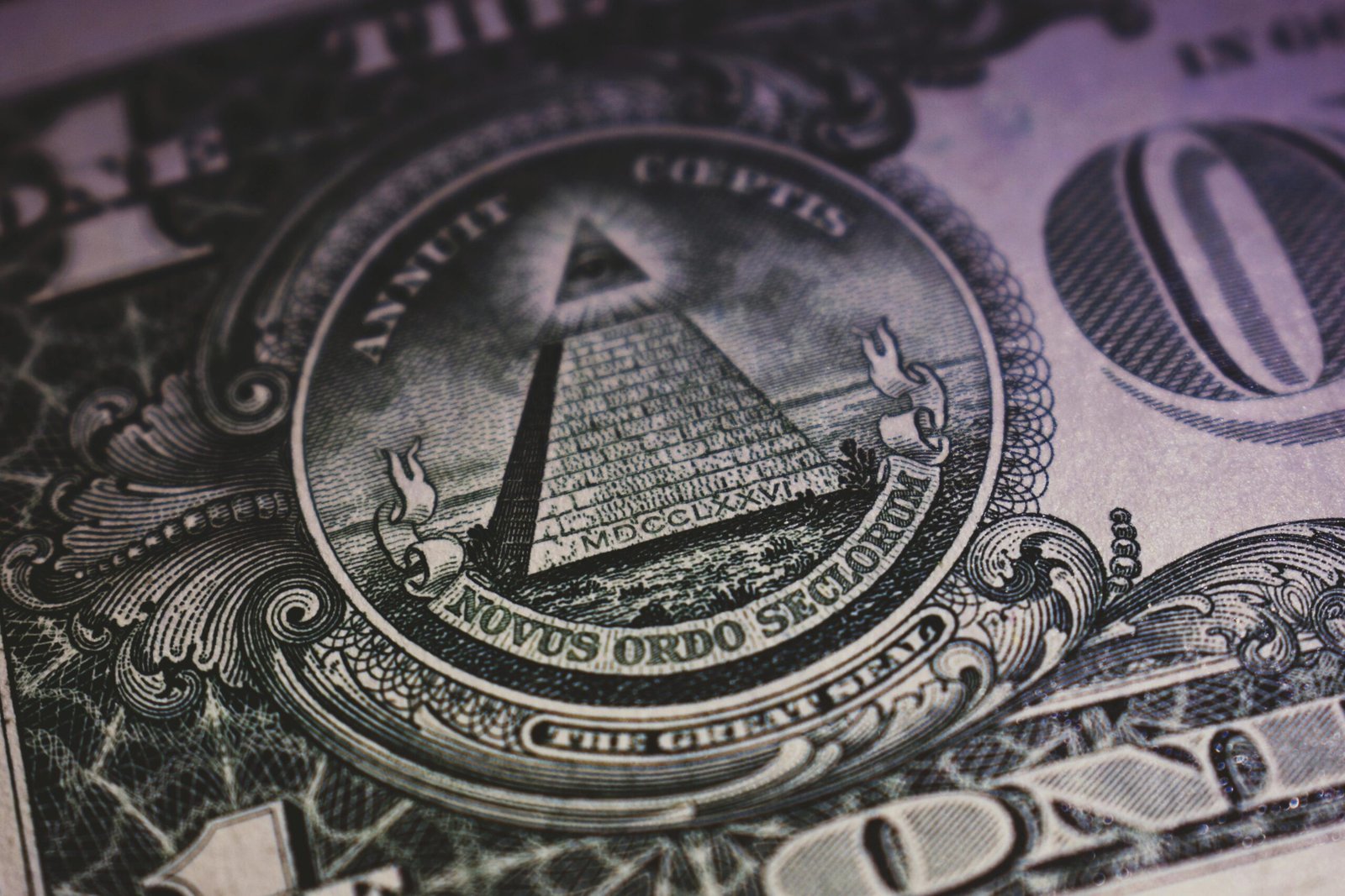 Close-up of the back of a U.S. dollar bill representing an investment in an acting career.