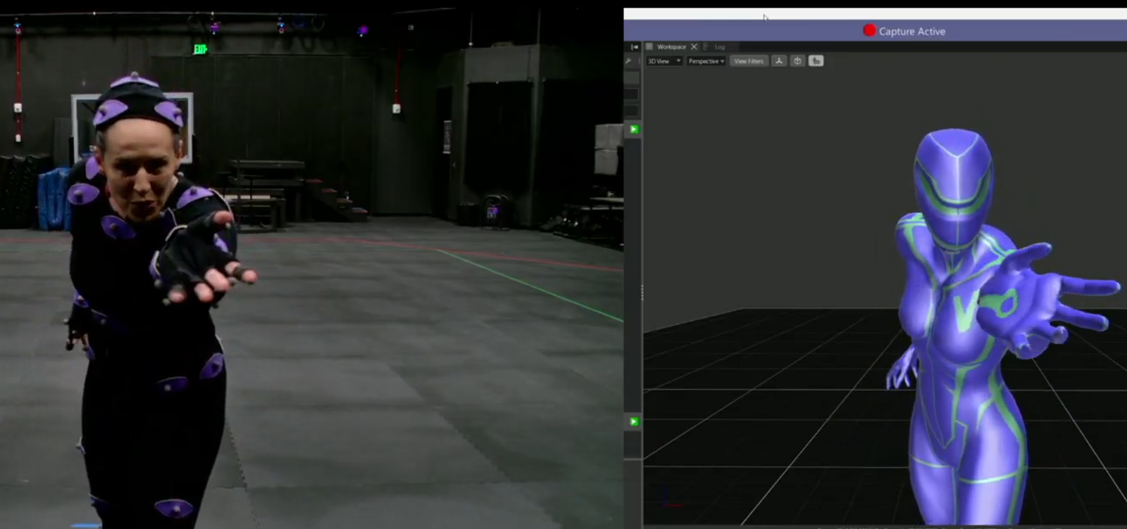 Performance Capture Acting: 7 Powerful Ways Actors Bring Digital Characters to Life 1 Shannon Scott with a character shell during performance capture acting